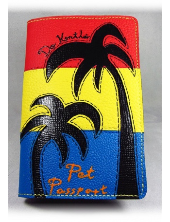 "Palm beach" - Unique Pet Passport Cover